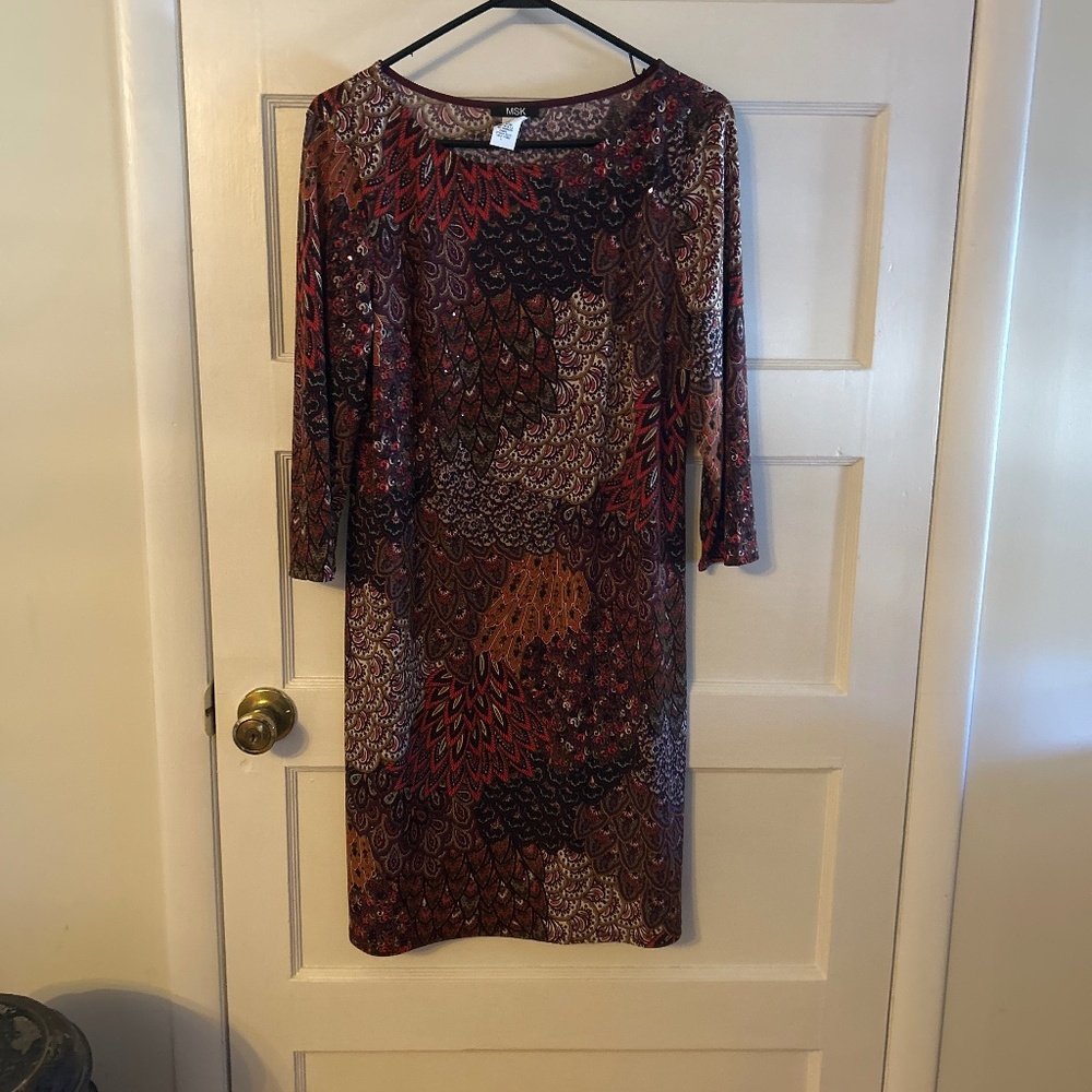 Rich patterned dress